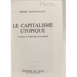 Le capitalisme utopique , critique de l'idéologie économique